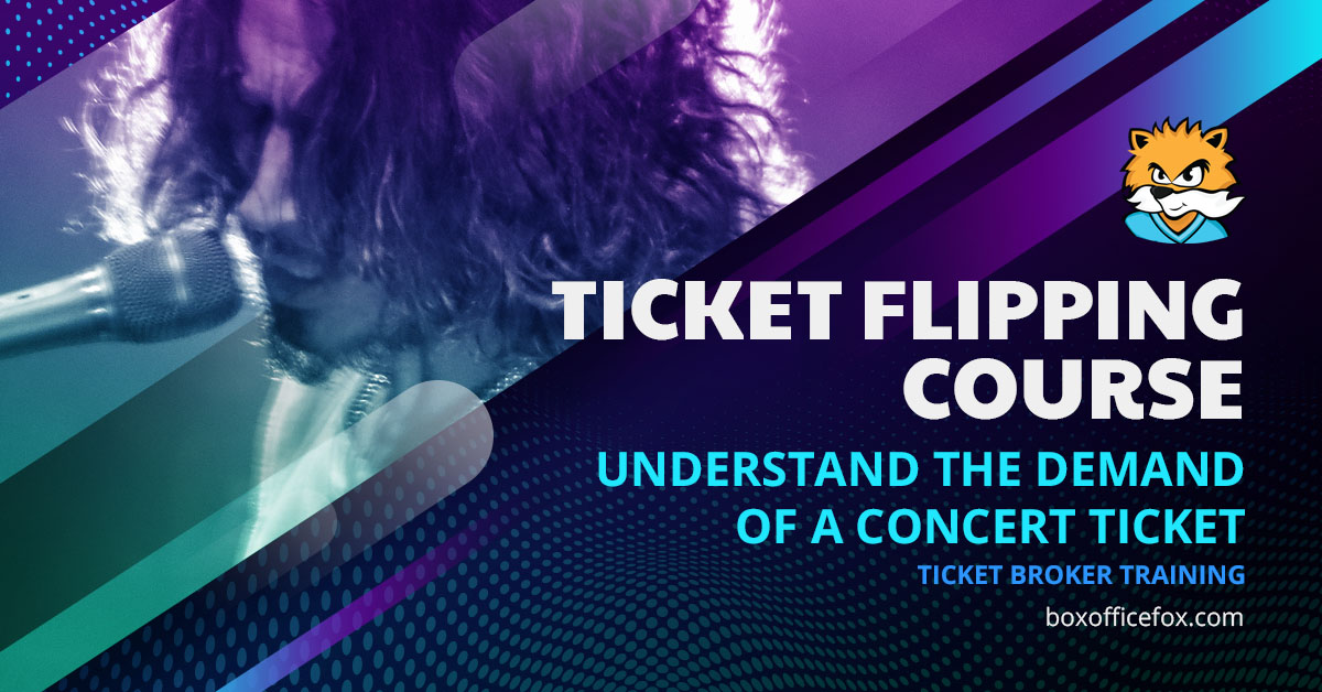 Ticket Flipping - Understand the Demand of a Concert Ticket